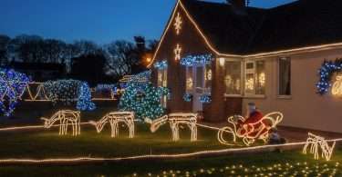 Kerstverlichting Tuin
